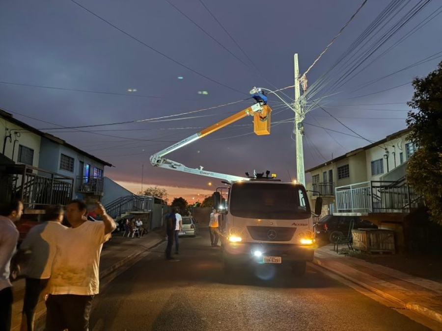 Residencial Nelson Trad recebe iluminação pública 100% em LED